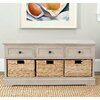 Safavieh Bud 3 Drawer Storage Unit - Vintage Grey AMH5701A